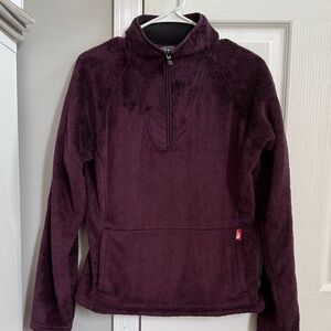 The North Face Osito Jacket 3/4 Zip Fleece Purple Size M